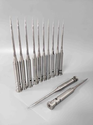 ±pm$0.002mm Concentricity Pipette Tip Cores.