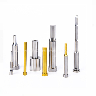 Chân đột khuôn chính xác, Dụng cụ đục lỗ M2 HSS Chèn Công cụ ghim với TIN
