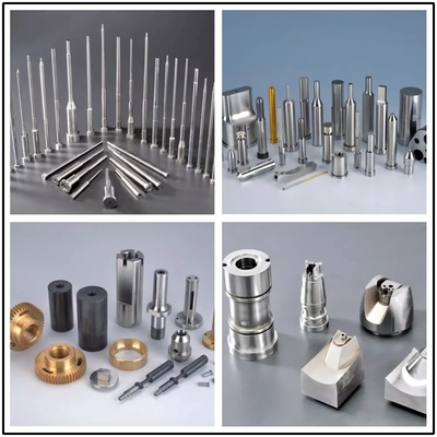 Bộ phận khuôn thấm nitơ Chốt lõi làm mát phản lực Độ đồng tâm 0,01mm cho các bộ phận khuôn nhựa