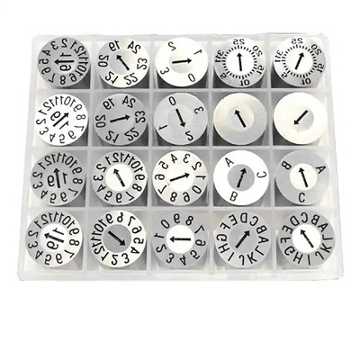 6mm DME Có thể thay thế Tháng Năm Ngày Khuôn Chèn cho Khuôn nhựa
