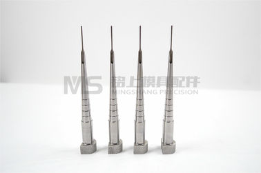 Kim loại gia công khuôn lõi Pins 0,005 khoan dung với H13 / SKD61