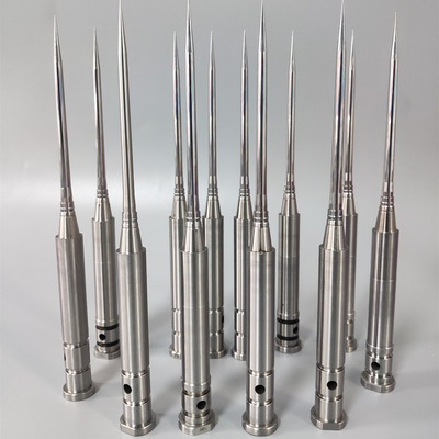 Vật liệu HSS Chốt lõi khuôn phun chính xác với chiều dọc trong vòng 0,005mm cho dụng cụ nhựa y tế chính xác
